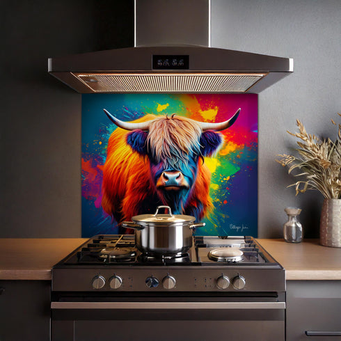 Ginge Fringe Art Splashback